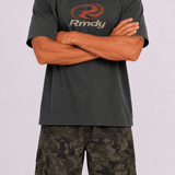 Burnout R Graphic Tee - Coal