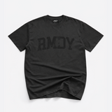 Movement Washed Relaxed College Tee - Coal Black
