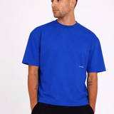 Cobalt Blue Box Fit Core RMDY. Tee