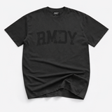 Movement Washed Relaxed College Tee - Coal Black