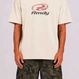 Burnout R Graphic Tee - Bone