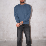 Heavyweight Core Crewneck- Petrol Blue