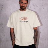 Burnout R Graphic Tee - Bone