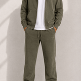 Washed Olive RMDY. Zip Hoodie & Jogger Tracksuit Set