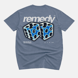 Roll The Dice RMDY. Graphic Tee - Washed Petrol