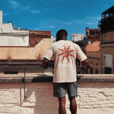 Sun Smash RMDY. Graphic Tee Taupe Dust