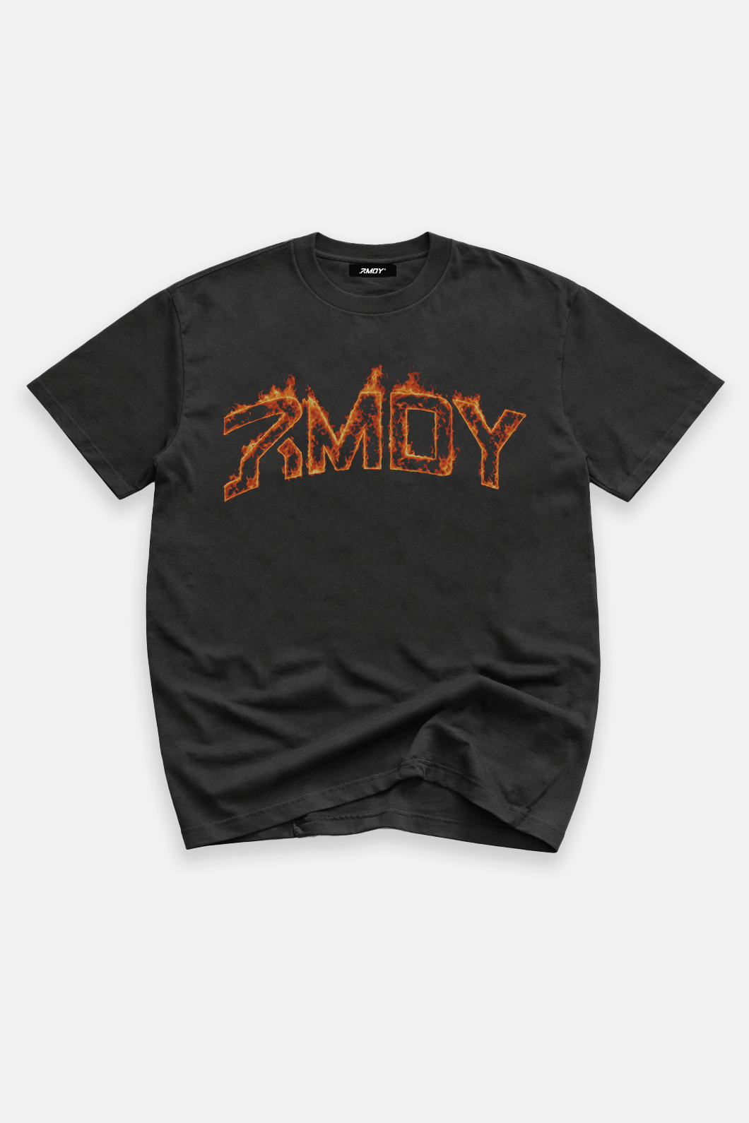 Fired Up Graphic Tee - Vintage Coal