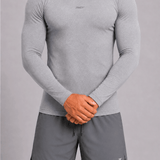 Movement Longsleeve Compression Tee - Grey