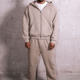 Washed Sand RMDY. Zip Hoodie & Jogger Tracksuit Set