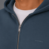 Petrol Zip Hoodie & Shorts Set