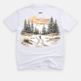 Take The Long Way Graphic Tee - White