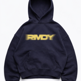 Midnight Navy Blurred RMDY. Graphic Hoodie