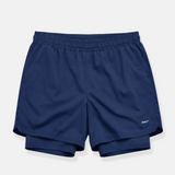 Movement Technical Stretch 2IN1 Shorts - Navy