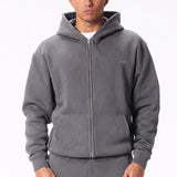 Steel Grey RMDY. Zip Hoodie & Jogger Tracksuit Set
