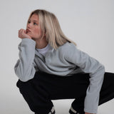 Zandkleurige sherpa-jas met 1/4 rits