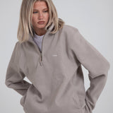 Stone 1/4 Zip Fleece Jacket