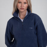Deep Petrol 1/4 Zip Fleece Jacket