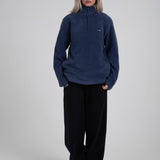 Deep Petrol 1/4 Zip Fleece Jacket