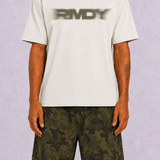 Off White Blurred RMDY. Tee