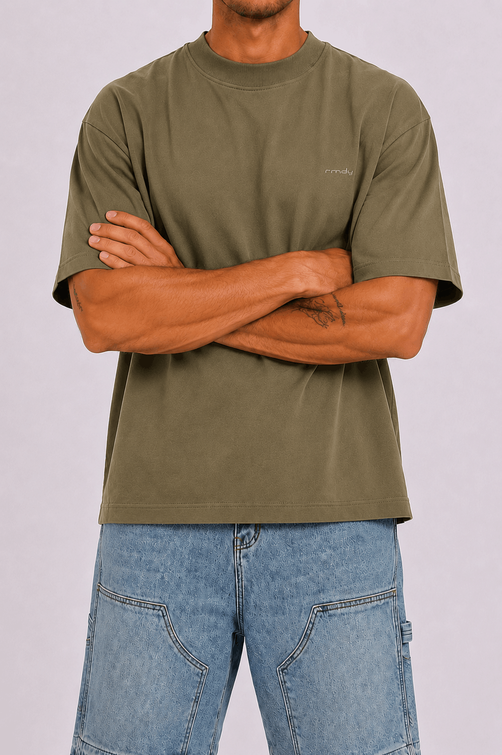Heavyweight Core Relaxed Tee - Olive