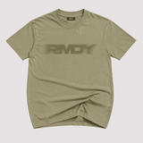 Washed Khaki Blurred RMDY. Tee