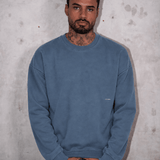Heavyweight Core Crewneck- Petrol Blue