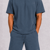 Petrol Tee & Shorts Set