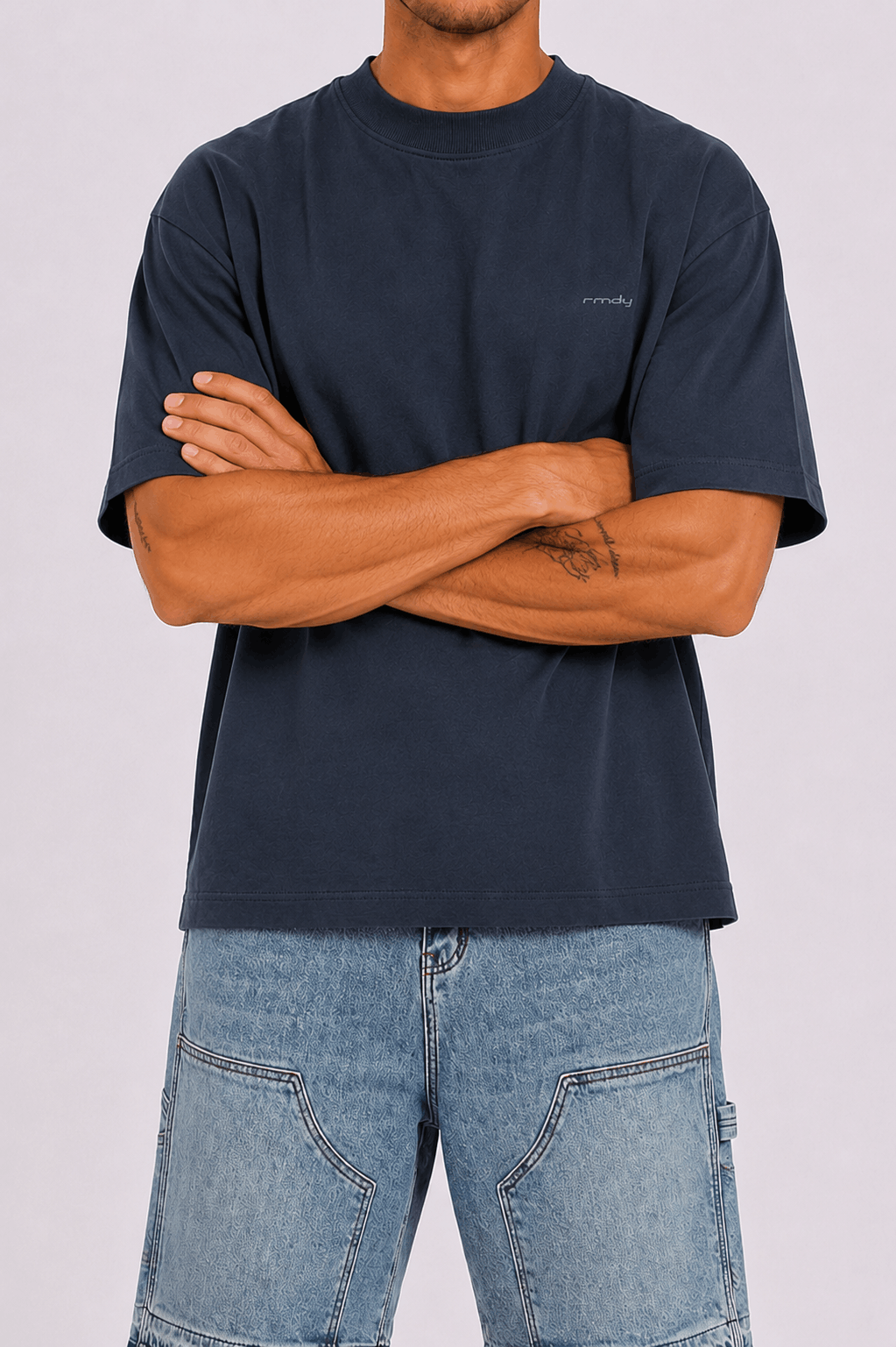 Heavyweight Core Relaxed Tee - Petrol