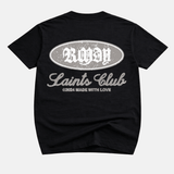 Saints Club Black Graphic Tee