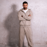 Washed Sand RMDY. Zip Hoodie & Jogger Tracksuit Set