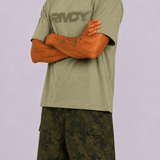 Washed Khaki Blurred RMDY. Tee
