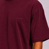 Heavyweight Core Relaxed Tee - Wine