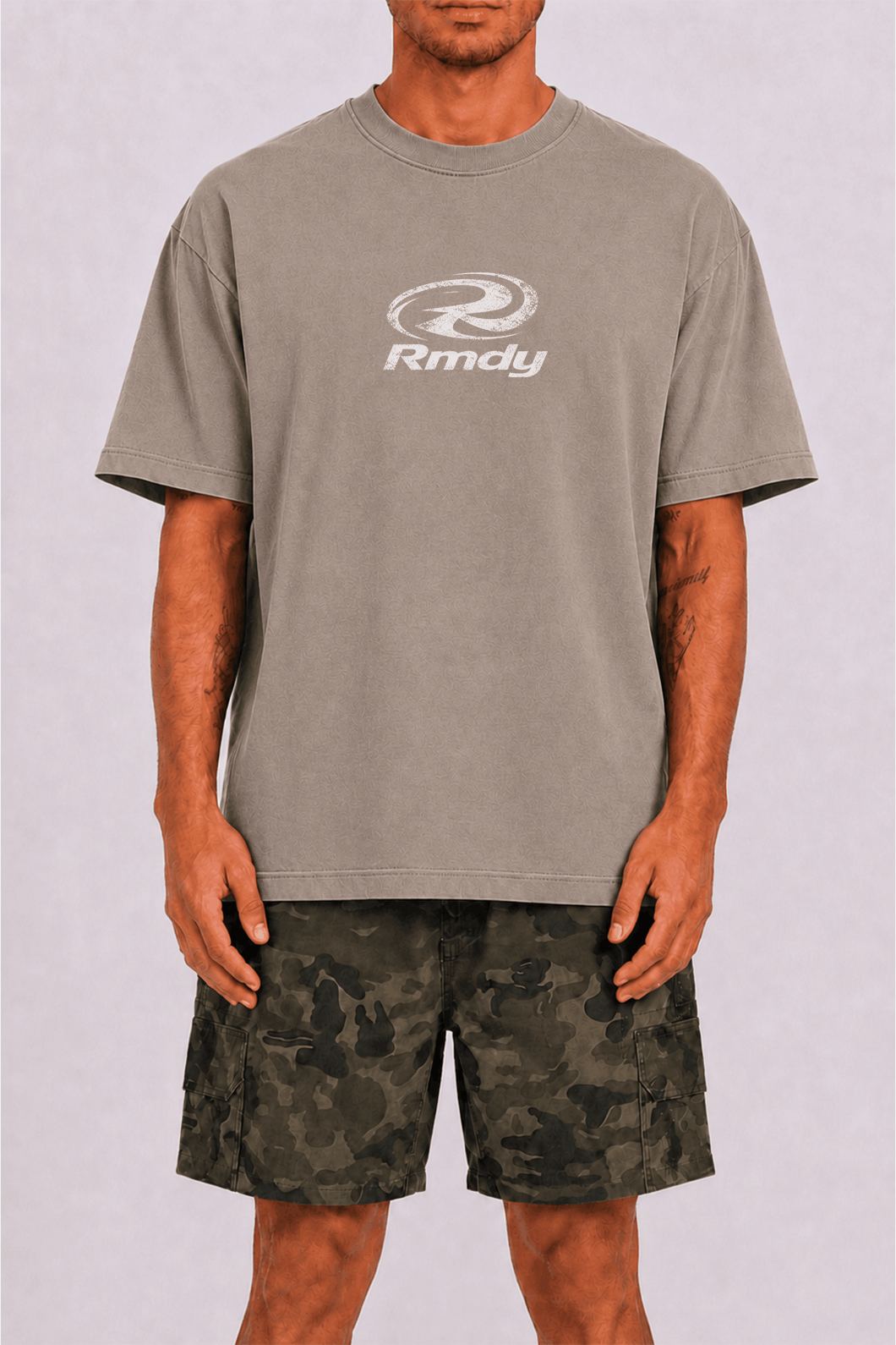 Burnout R Graphic Tee - Slate