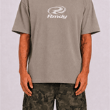 Kaki dobbelstenen RMDY T-shirt
