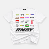 RMDY. Sports White Graphic Tee