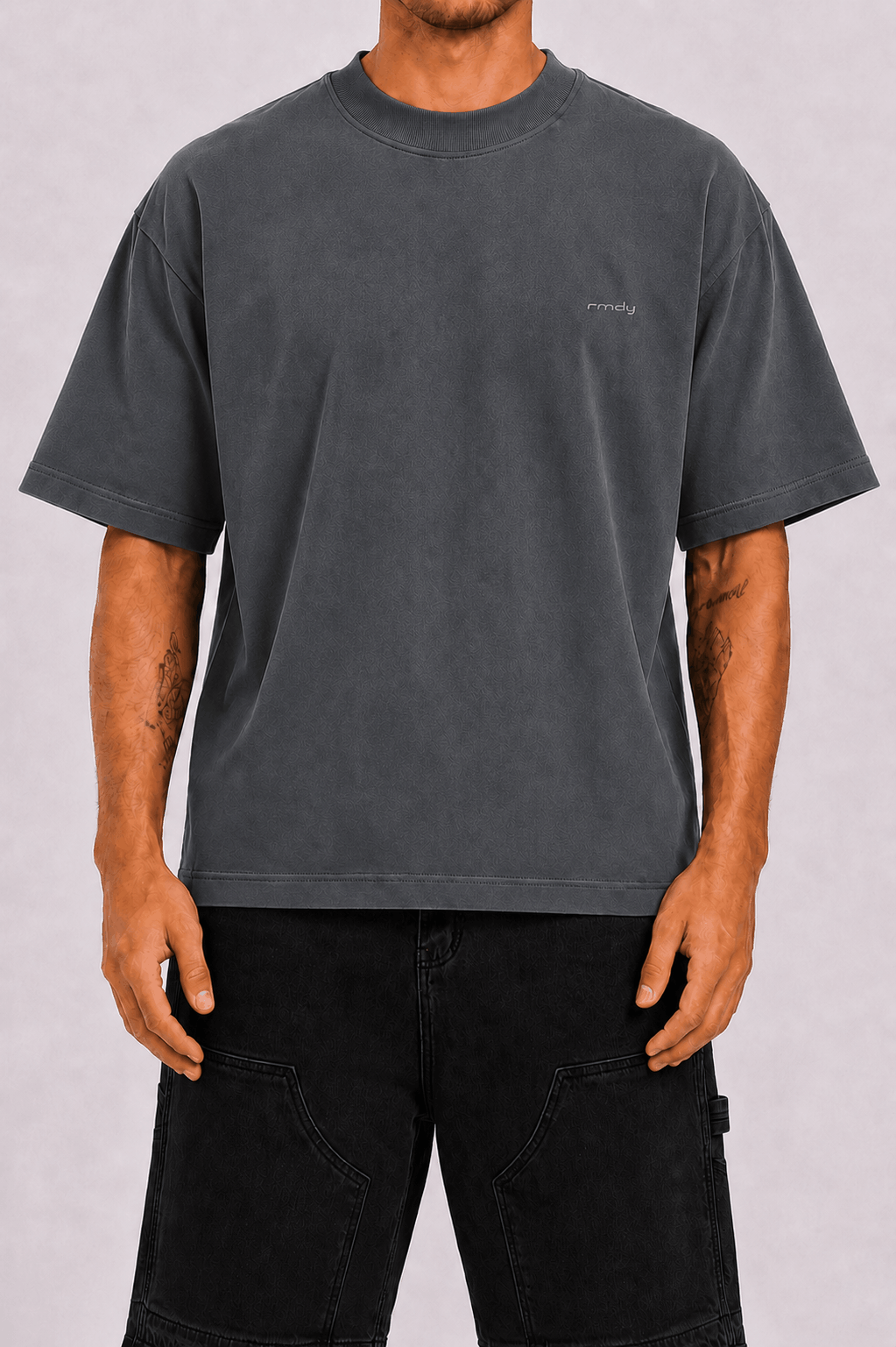 Heavyweight Core Relaxed Tee - Steel