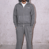 Steel Grey RMDY. Heavyweight Zip Hoodie & Jogger Tracksuit Set