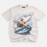 Surfs Up Graphic Tee - Vintage White