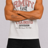4 The Dogs Sleeveless Tank - White