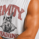 4 The Dogs Sleeveless Tank - White