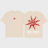 Sun Smash RMDY. Graphic Tee Taupe Dust