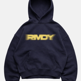 Midnight Navy Blurred RMDY. Graphic Hoodie