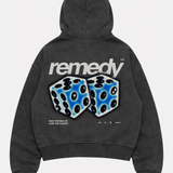 Washed Coal Roll The Dice Hoodie