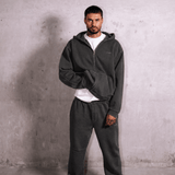 Washed Coal RMDY. Zip Hoodie & Jogger Tracksuit Set