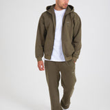 Washed Olive RMDY. Zip Hoodie & Jogger Tracksuit Set