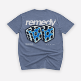 Roll The Dice RMDY. Graphic Tee - Washed Petrol