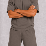 Washed Slate Tee & Shorts Set