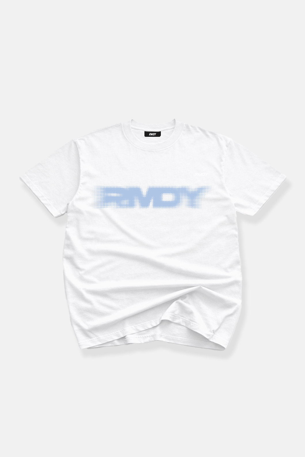 White Blurred RMDY. Graphic Tee