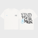 White Find Your RMDY. Tee