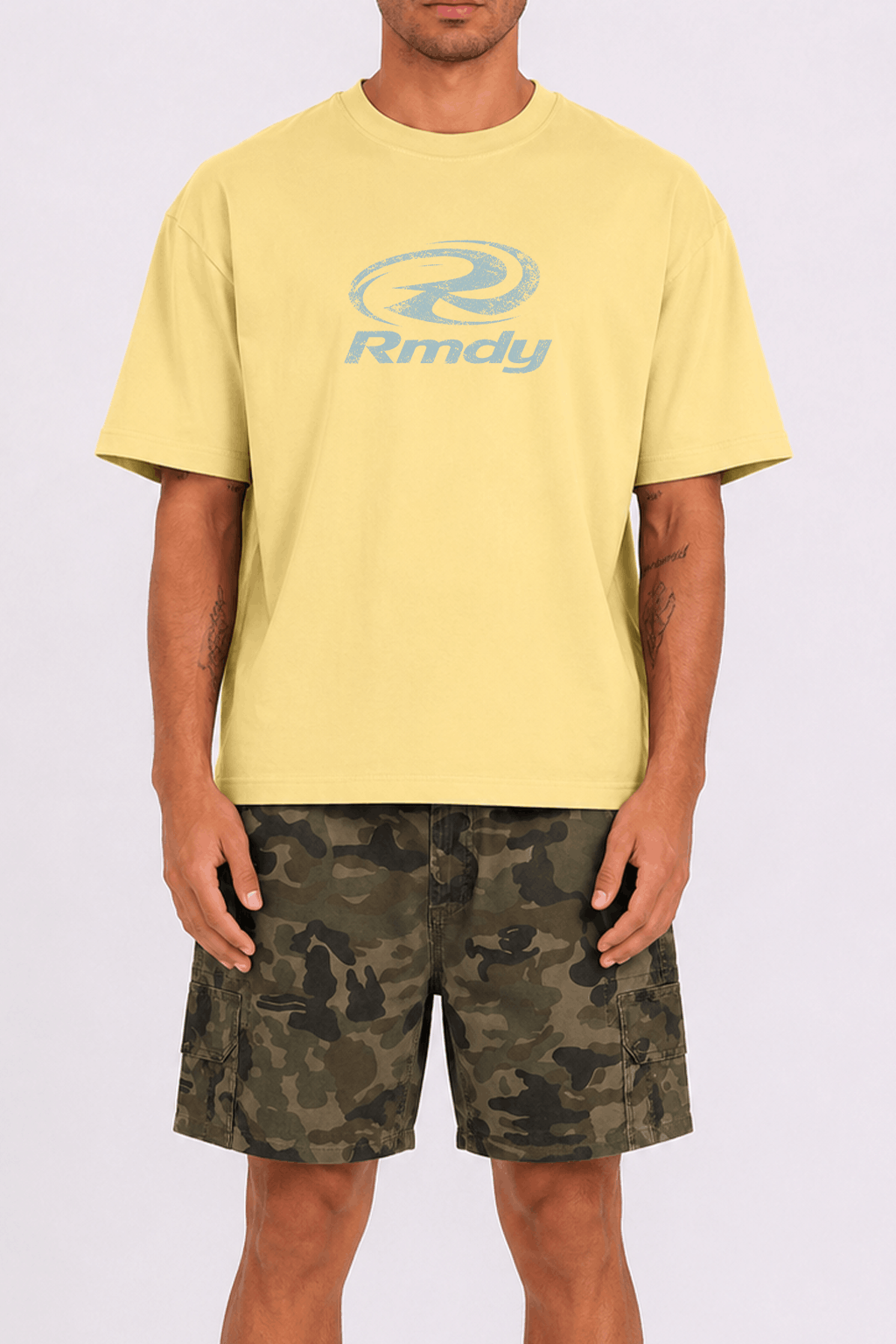 Burnout R Graphic Tee - Lemon